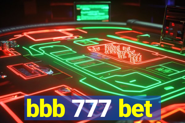 bbb 777 bet